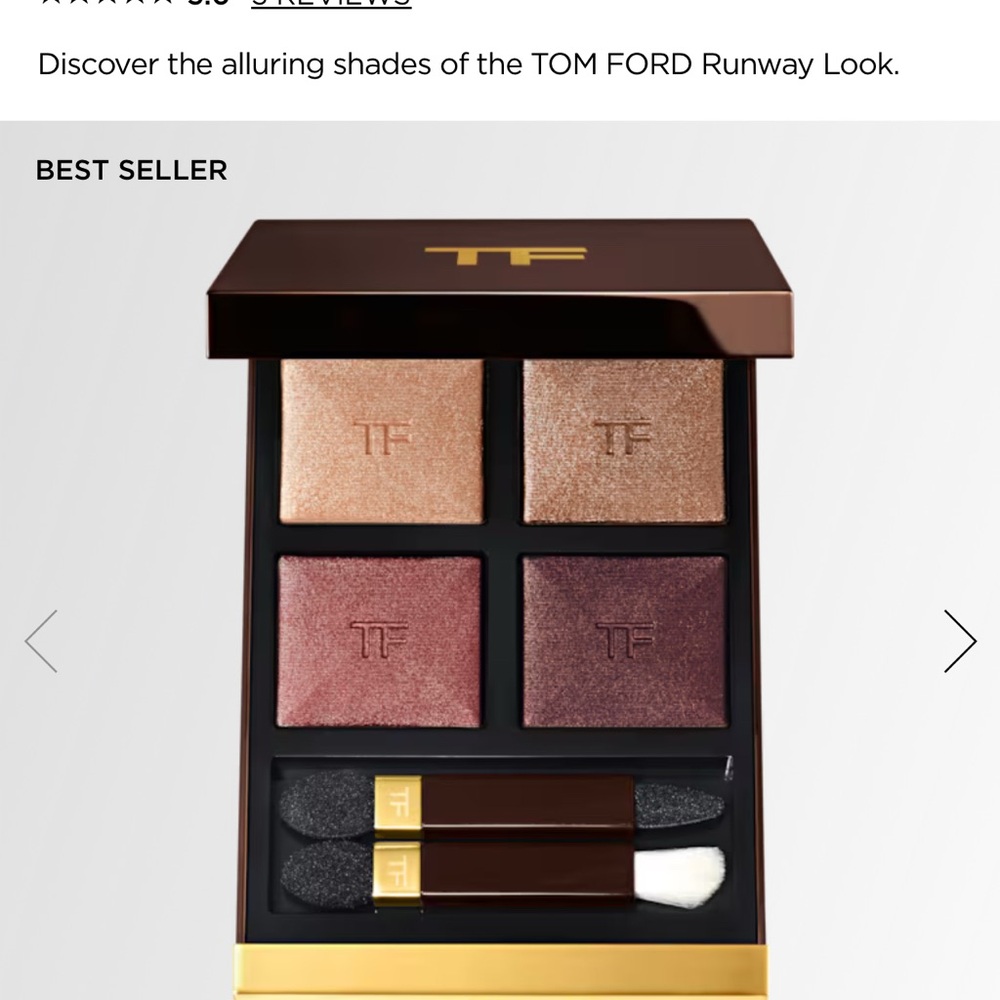 TOM FORD Honeymoon Eye Palette Quad Makeup New in Box $95 MSRP - Picture 10 of 10